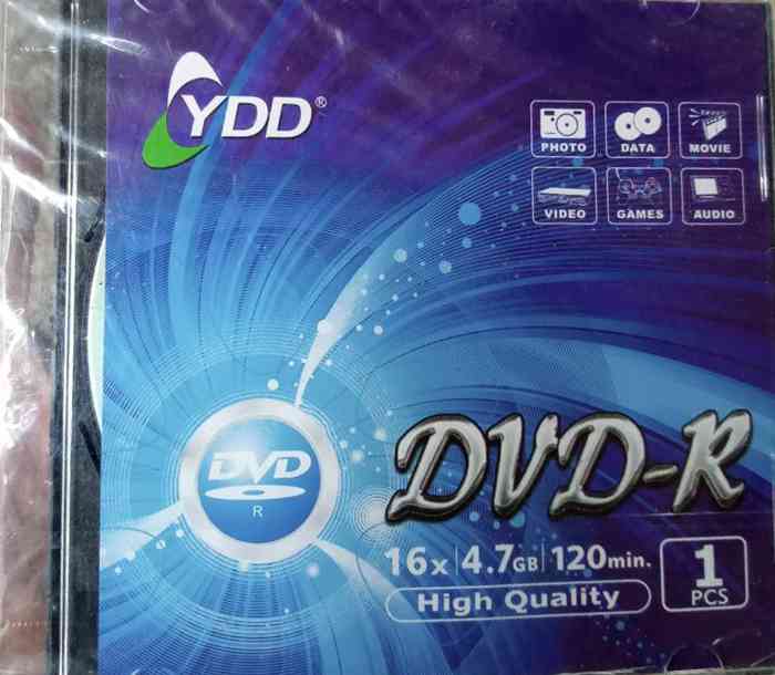 YDD Blank DVD-R 1X-16X Speed 4.7 GB